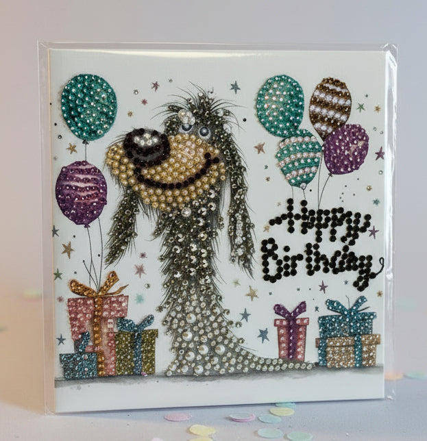 Birthday Balloon Pup Card