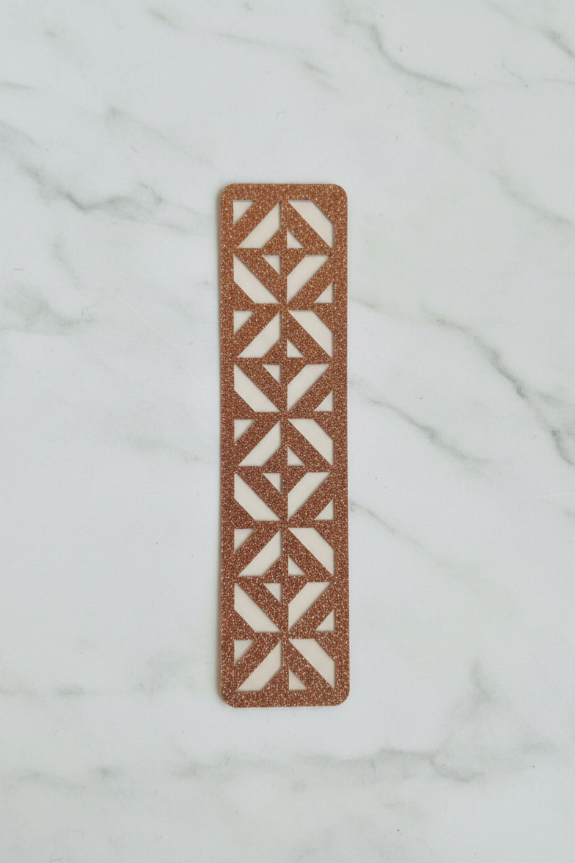 Rustic Prism Pattern Bookmark
