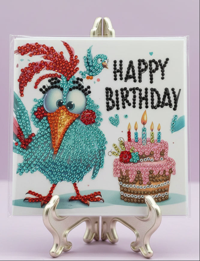 Birthday Bluebird Sparkle Card