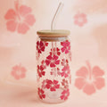 BloomSip Glass Tumbler