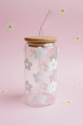 Daisy Dream Glass Tumbler