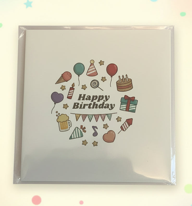 Birthday Balloon Pup Card