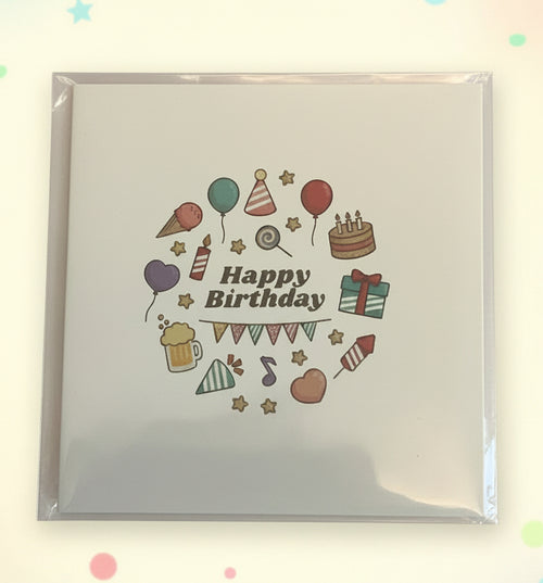 Birthday Balloon Pup Card