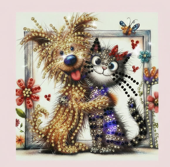 Peekaboo Pals Sparkle Card